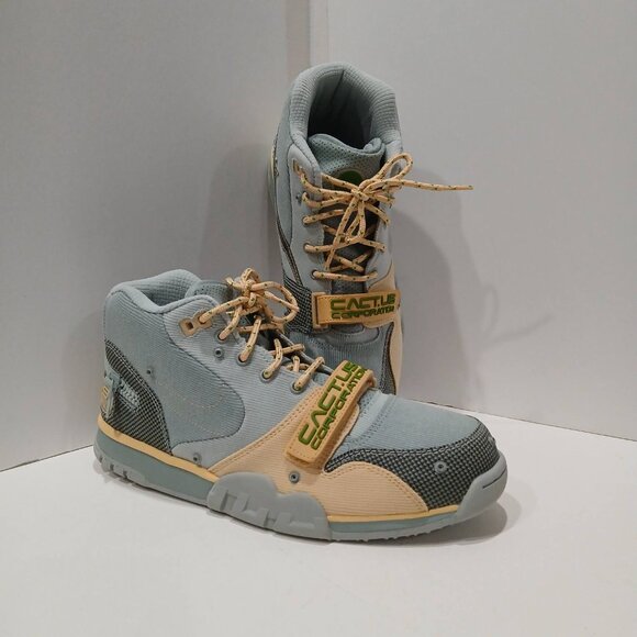 Nike Air Trainer 1 SP Cactus Jack X Travis Scott Grey Haze Sz 10 Men - Picture 7 of 7